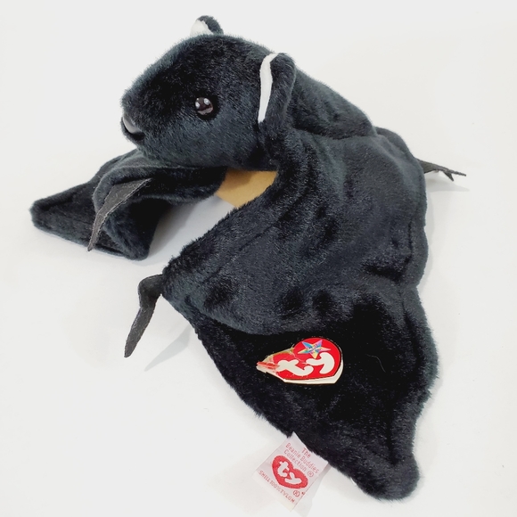 Vtg Ty Beanie Buddies Collection RADAR The Bat Plush NWT Retired Collectible - Picture 2 of 10